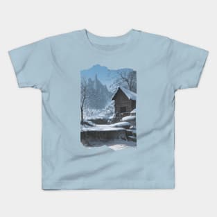 Neverwinter Outskirts - Wintertime on the Sword Coast Kids T-Shirt
